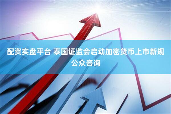 配资实盘平台 泰国证监会启动加密货币上市新规公众咨询