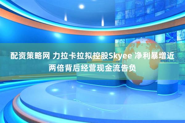 配资策略网 力拉卡拉拟控股Skyee 净利暴增近两倍背后经营现金流告负